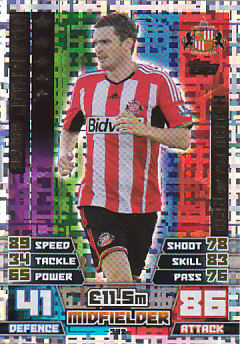 Adam Johnson Sunderland 2014/15 Topps Match Attax Man of the Match #392